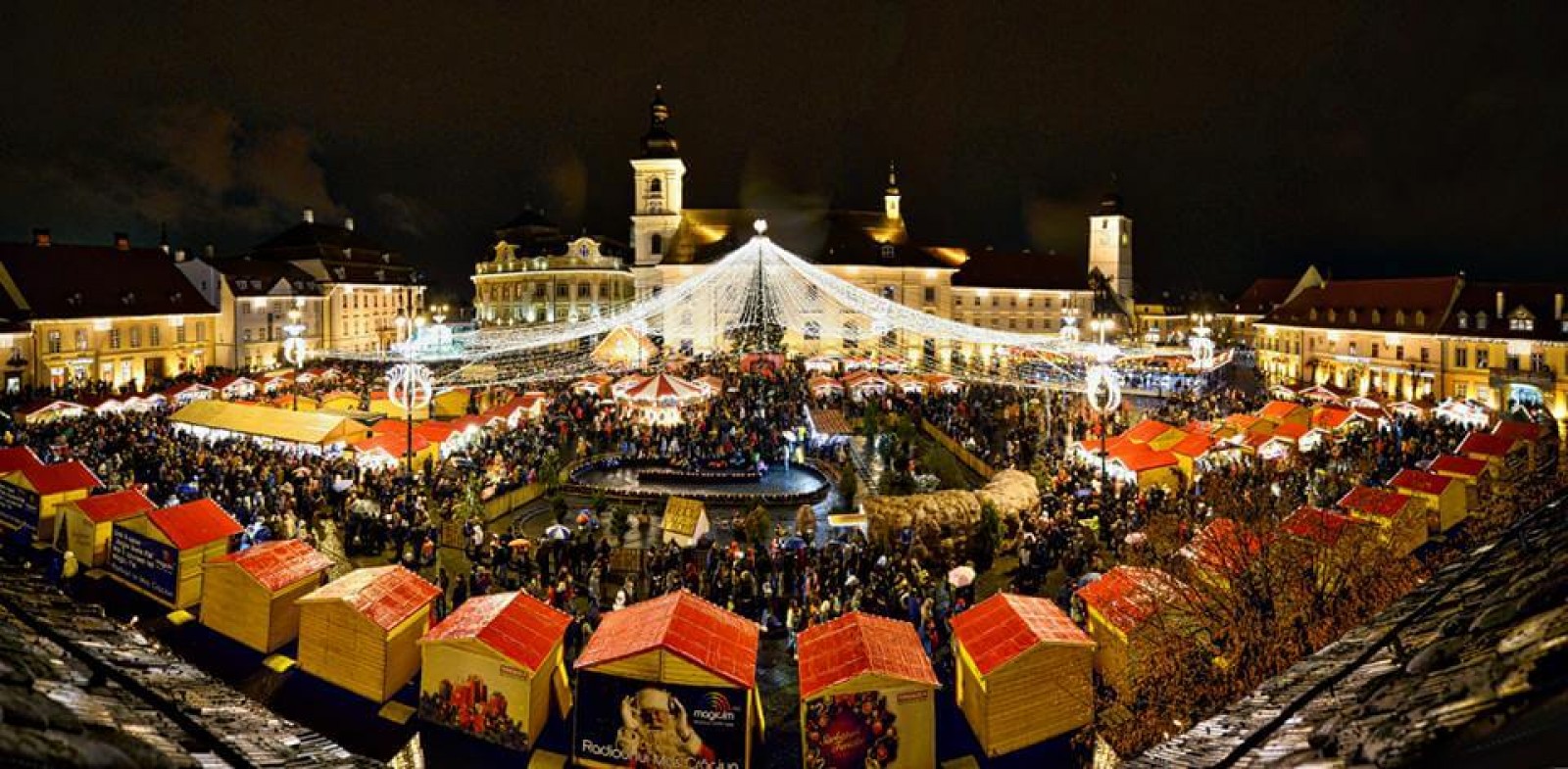 Piața Mare Sibiu - târg de Crăciun