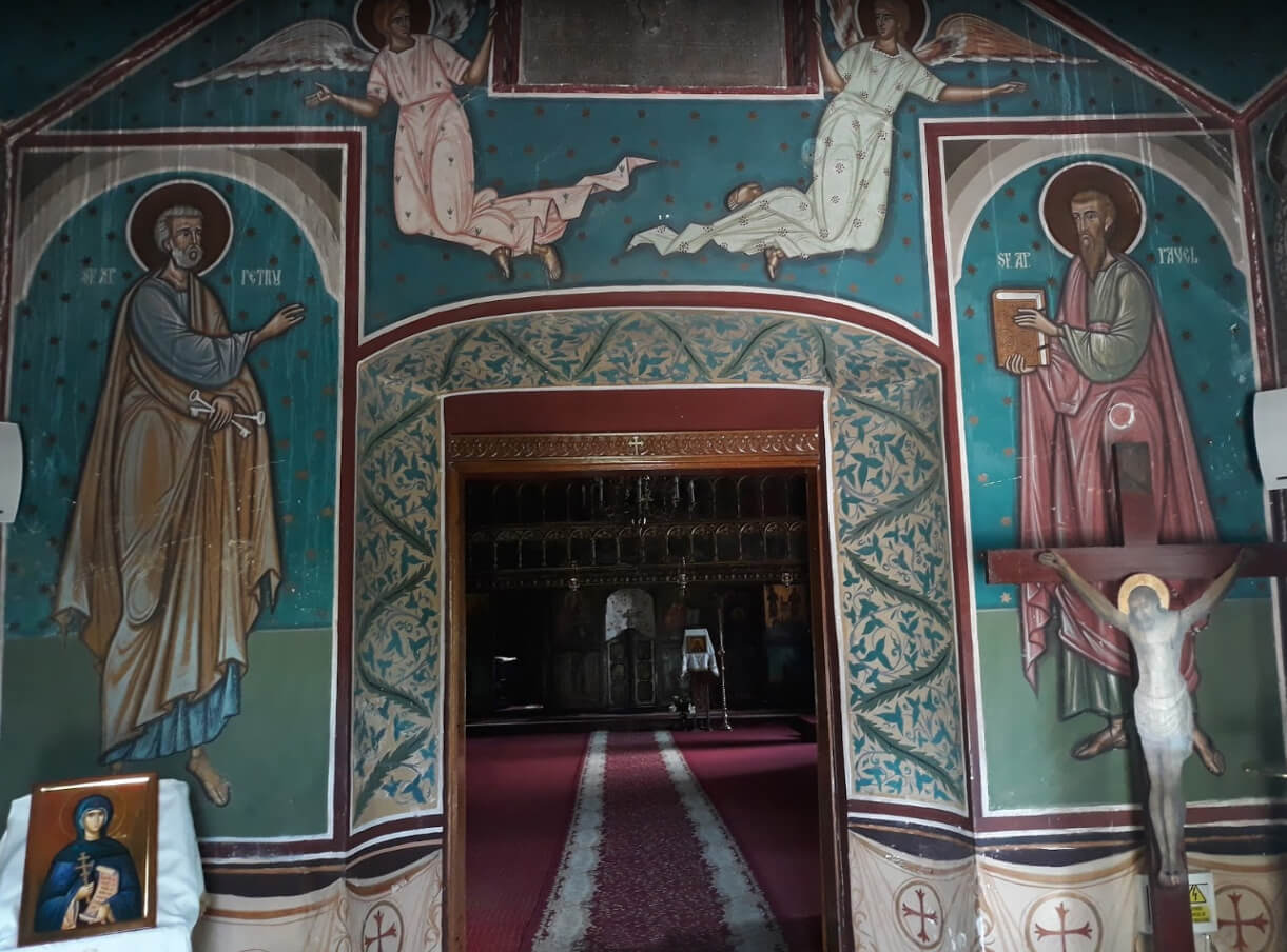 Mănăstirea Podgoria Copou - Icoane murale din pridovr