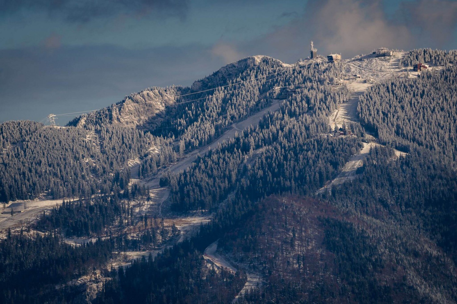 La schi în Poiana Brașov