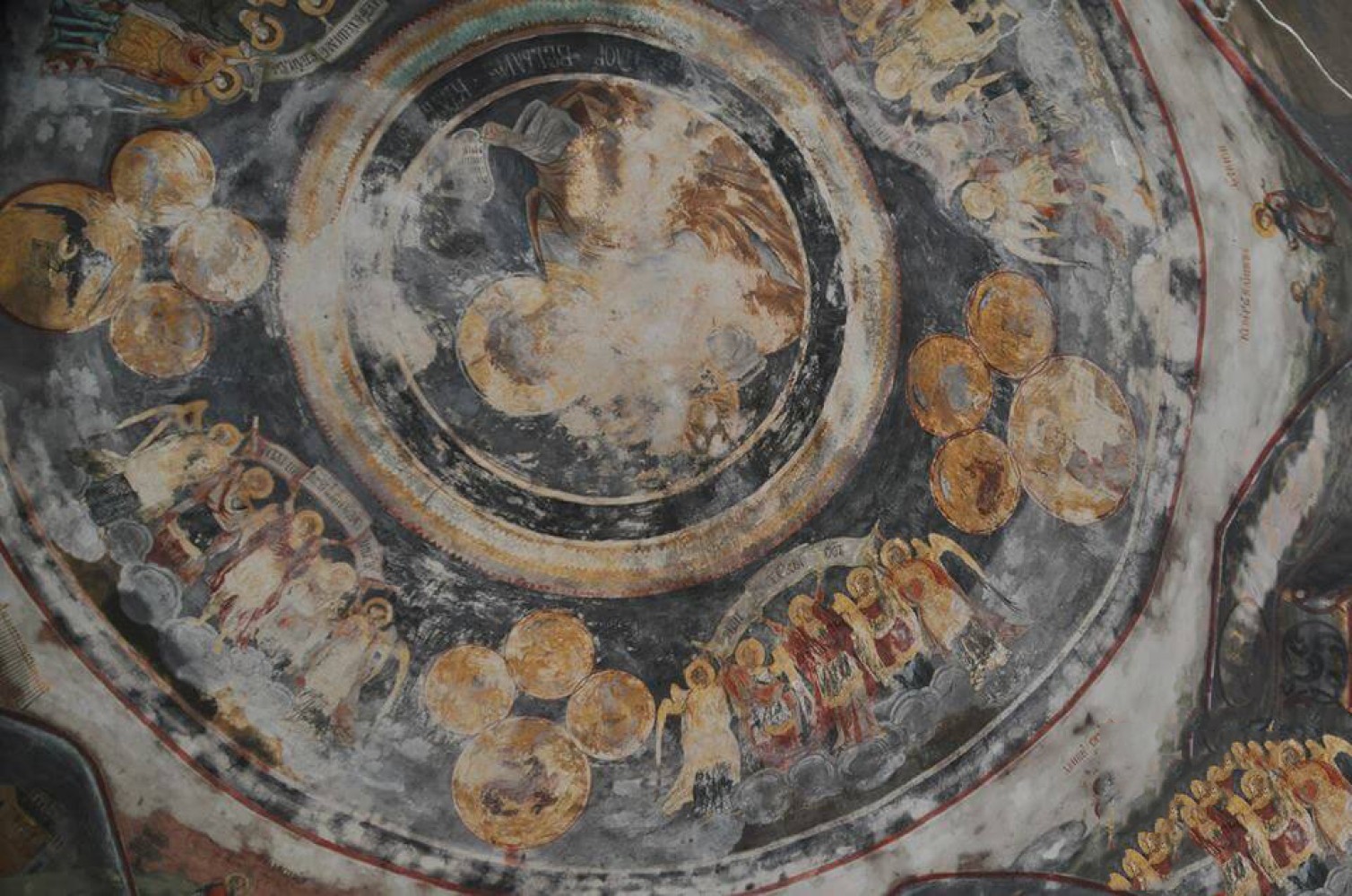 Mânăstirea Cerneţi - Icoane murale