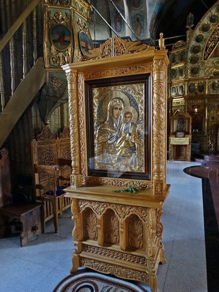 Mănăstirea Sfinții Voievozi Slobozia - Icoana Născatoarei de Dumnezeu