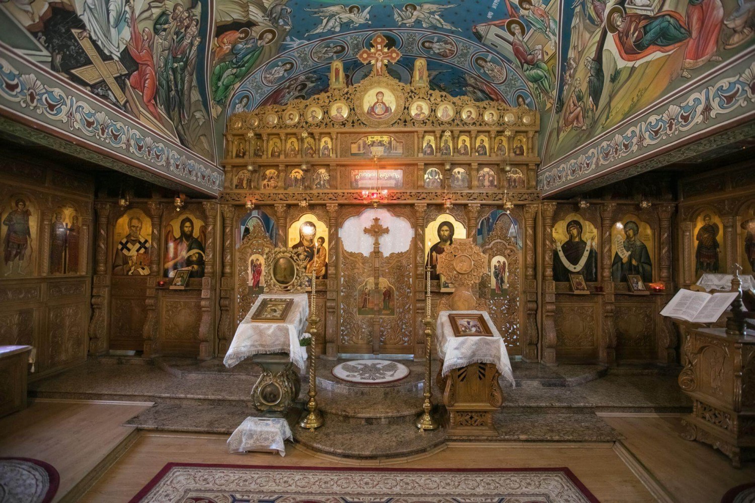 Mănăstirea Mălineşti - Iconostas Biserica Nouă