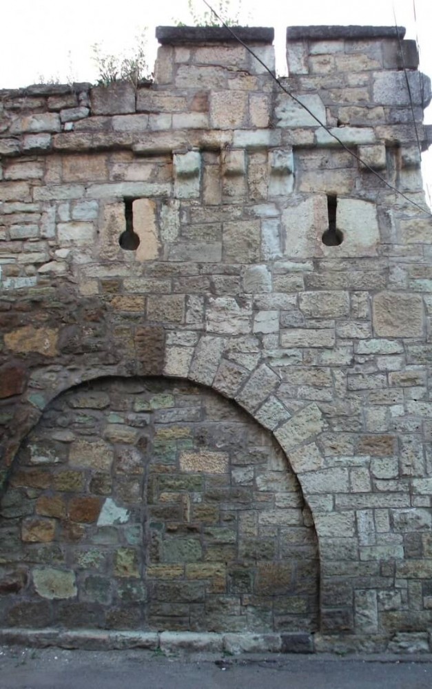 Cetatea Bistriței - zidul cetății