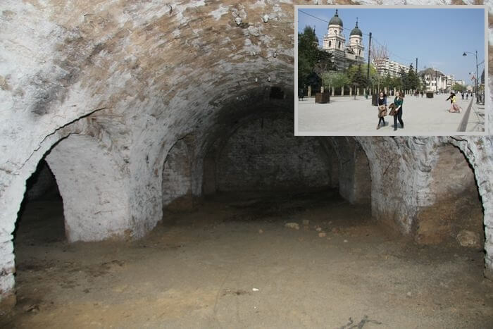 Catacombele de sub fostul hotel Petesburg